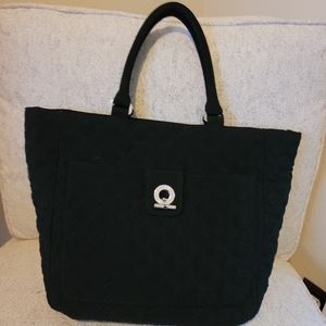 Vera Bradley black quilted handbag